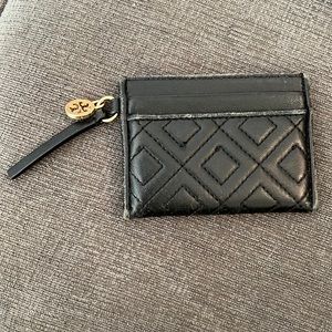 Tory Burch Fleming Leather Slim card wallet
